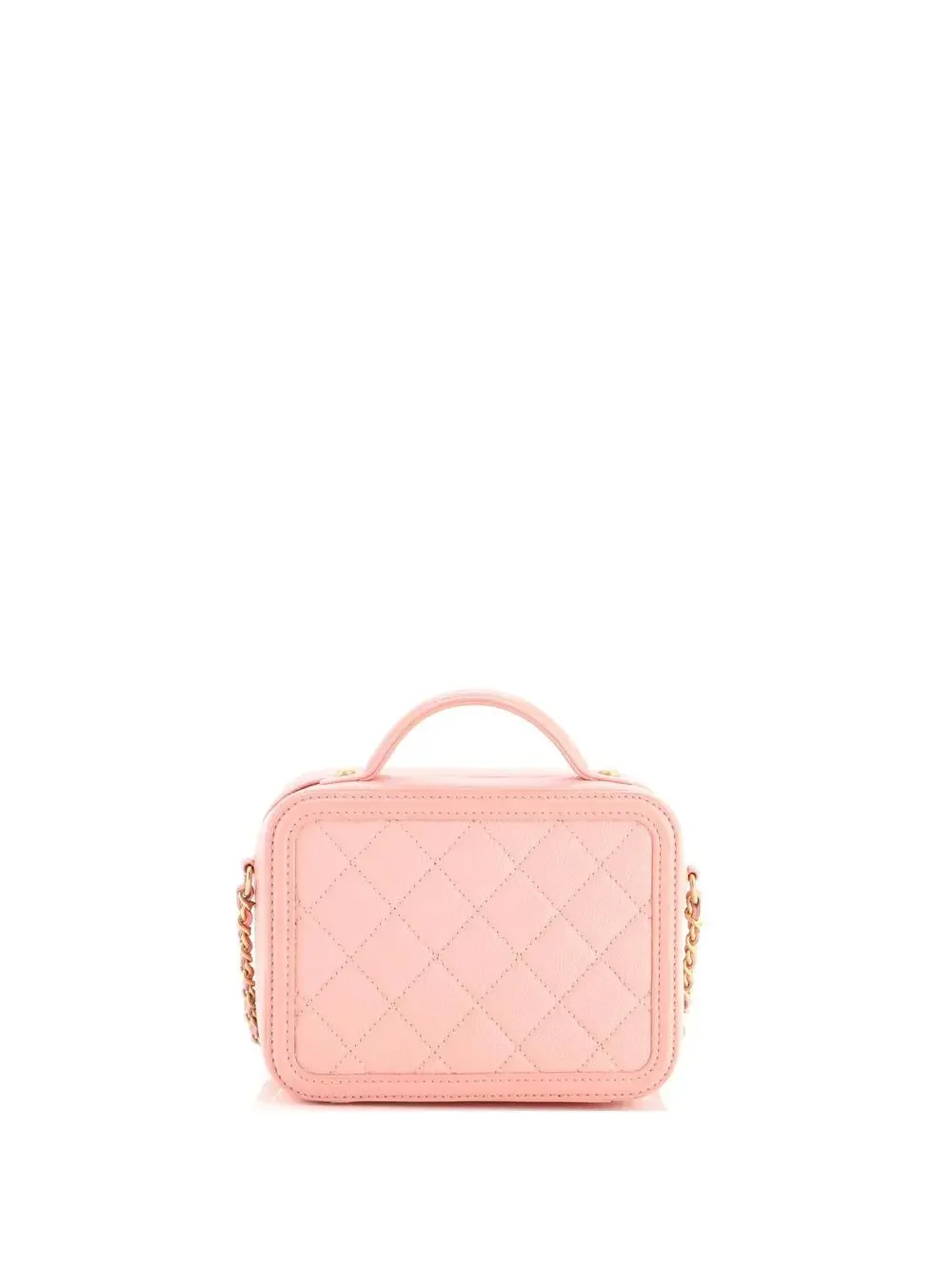 Chanel Filigree Vanity Case Quilted #324265C24B
